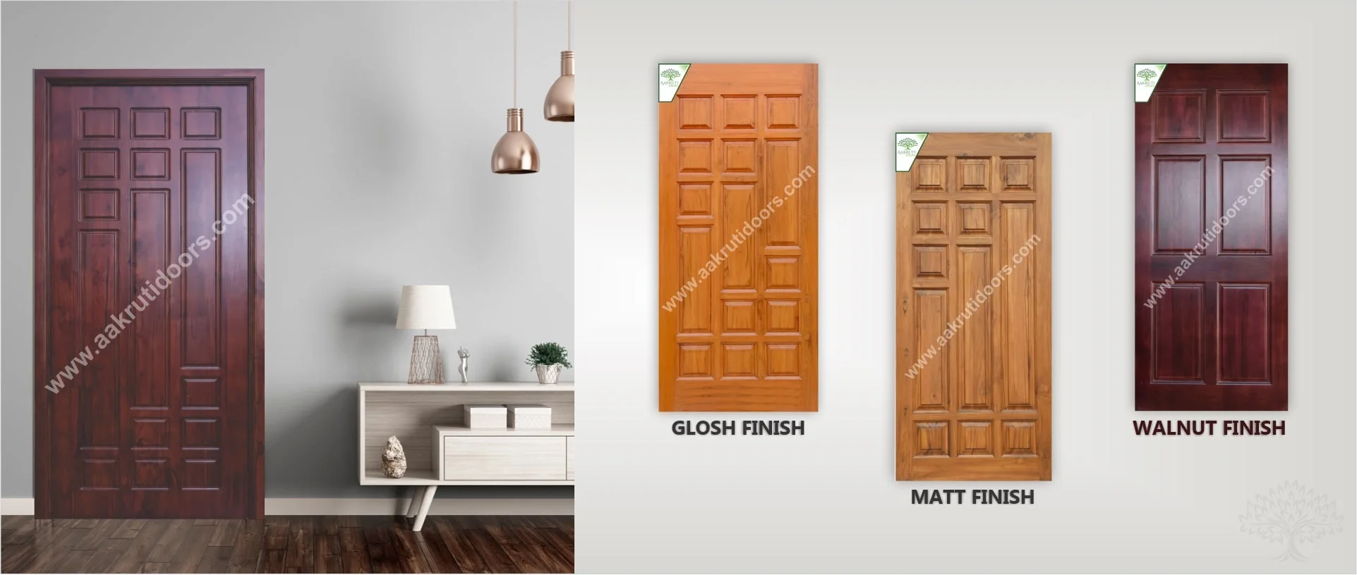 Teakwood panel Doors